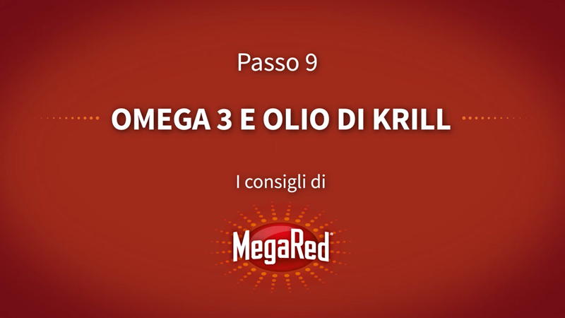 MegaRed Tutorial 9 - Olio di Krill e Omega 3
